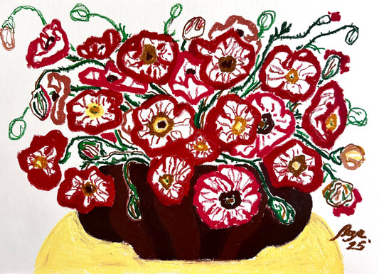 Red poppies