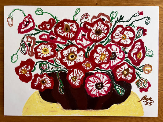 Red poppies