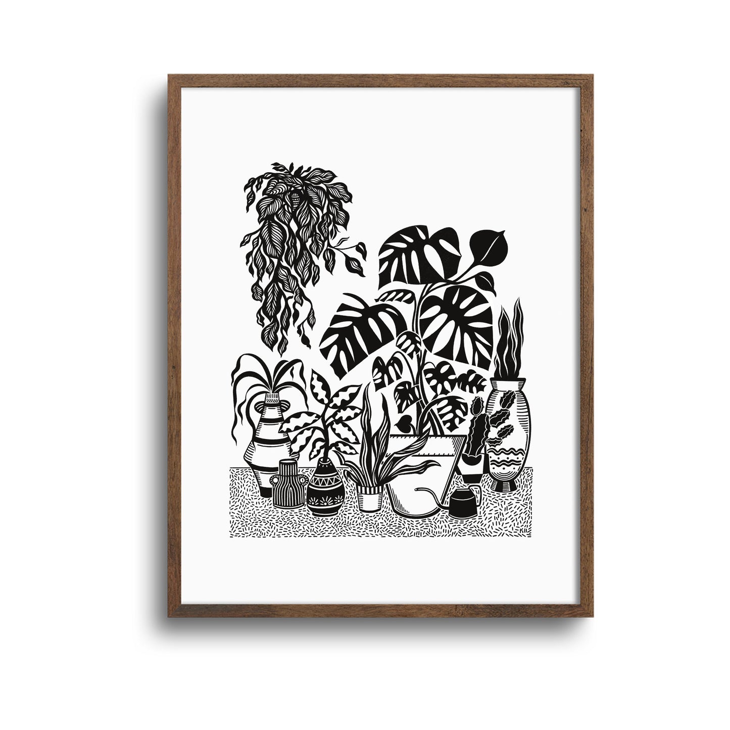 Art Print: Plants are friends