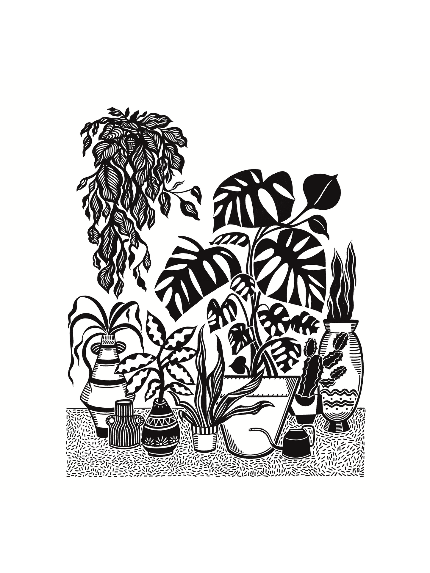 Art Print: Plants are friends