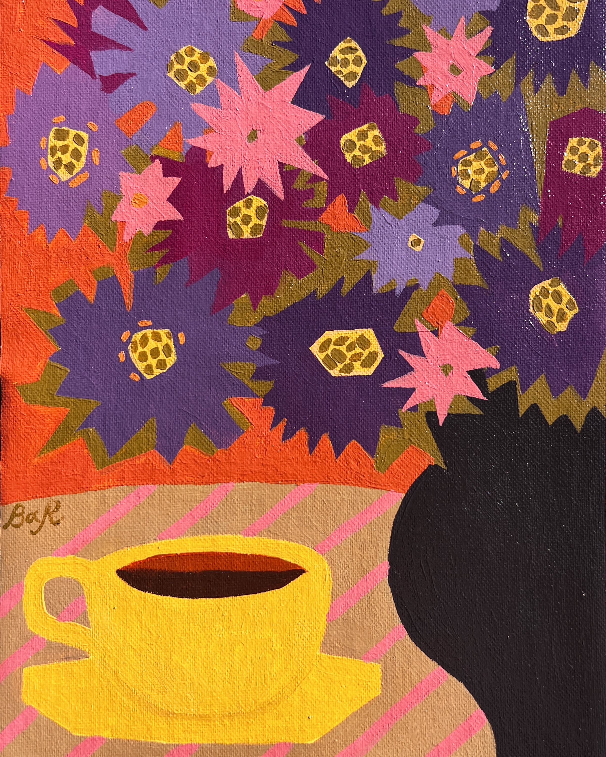 Tea and asters 